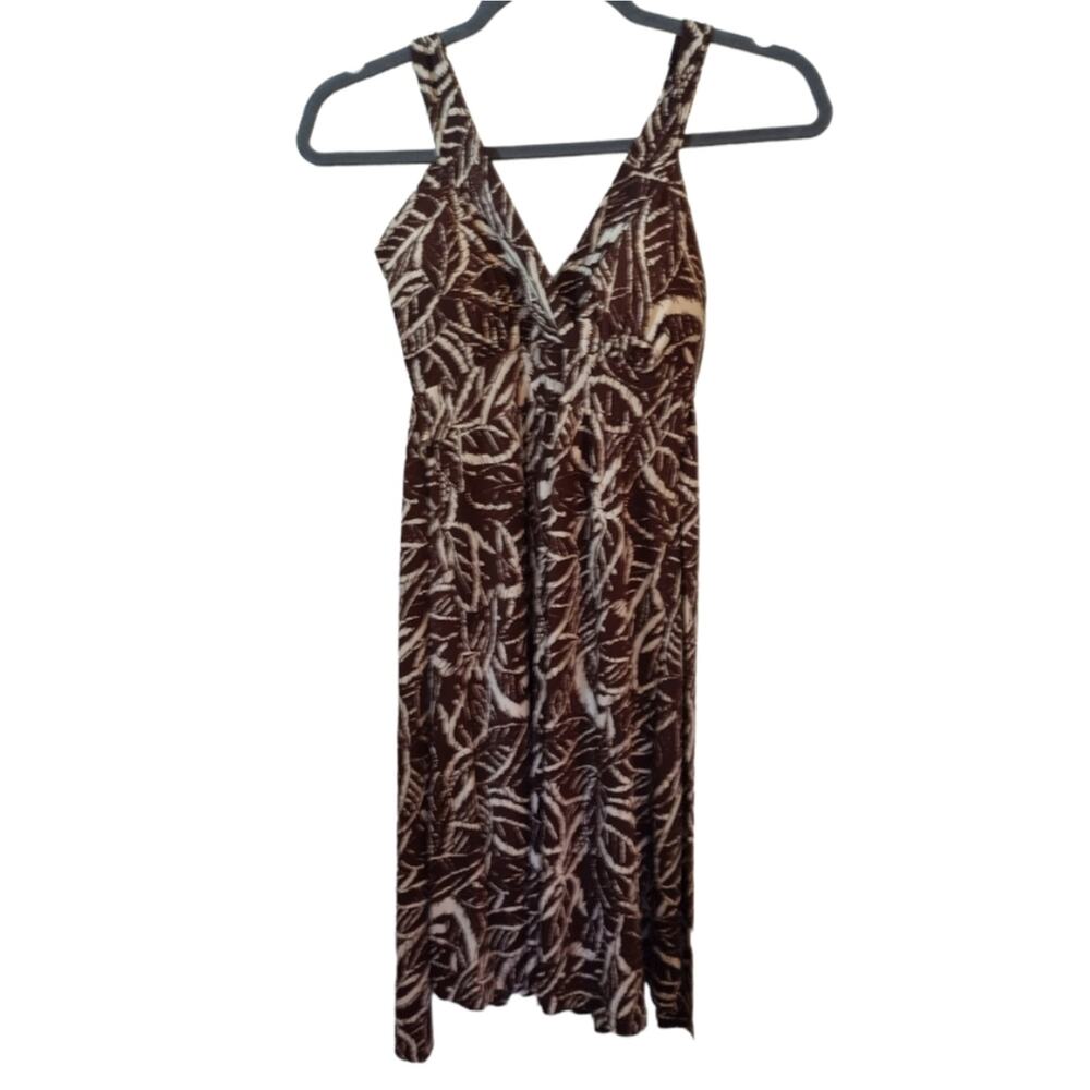 Sylvie mado sun dress size small brown tank
